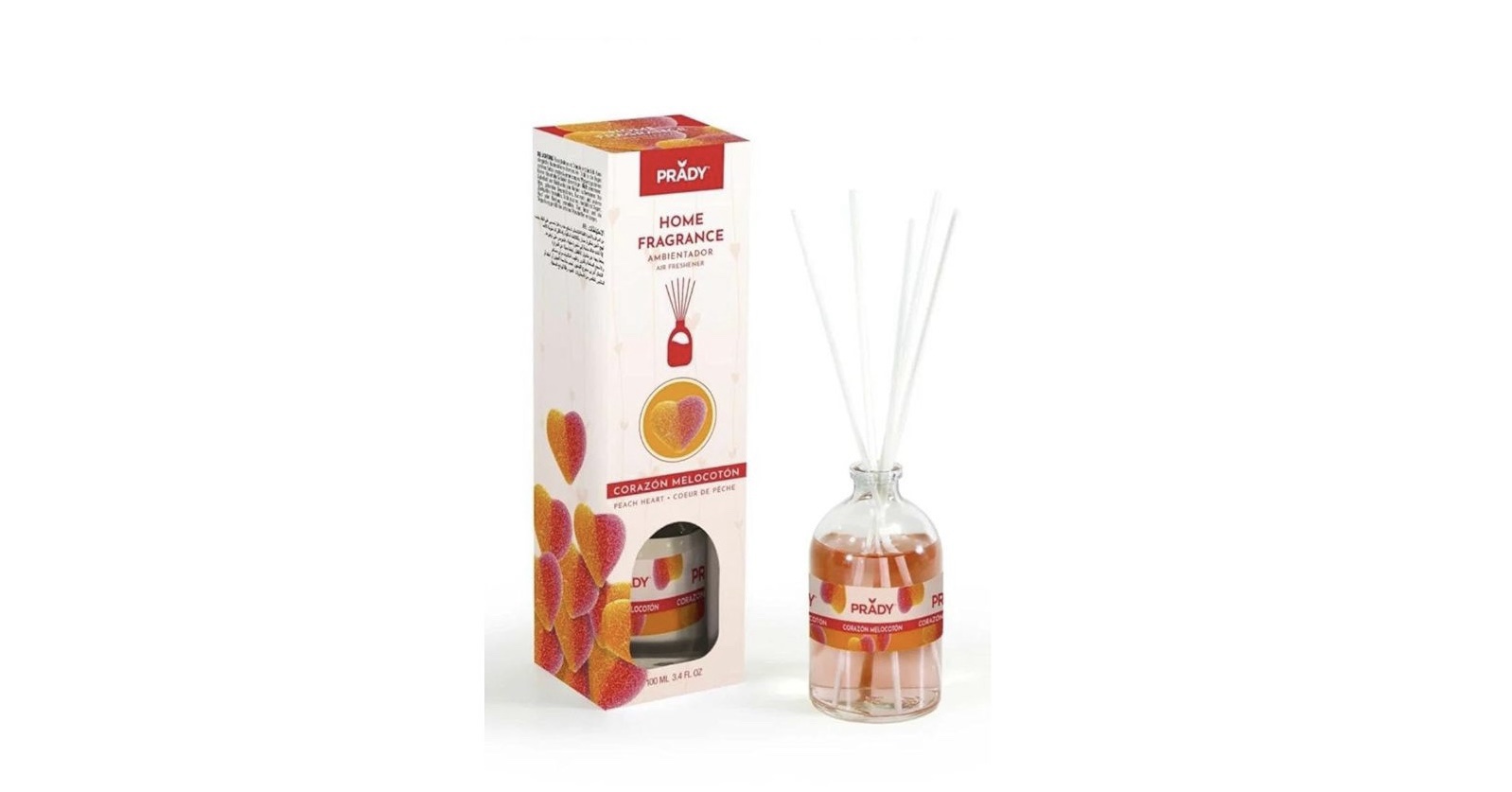 MIKADO CORAZÓN MELOCOTÓN