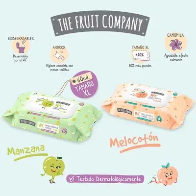 TOALLITAS W.C THE FRUIT AND COMPANY