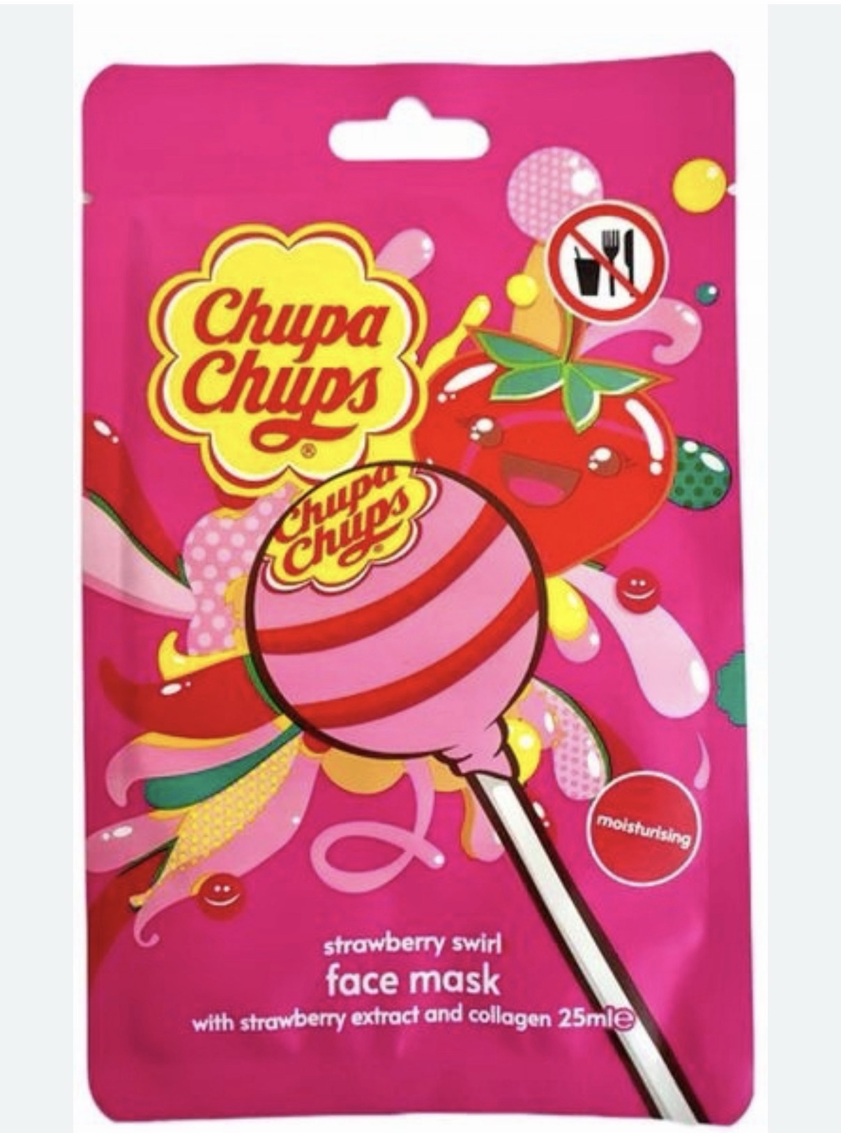 MASCARILLA FACIAL CHUPA CHUPS FRESA