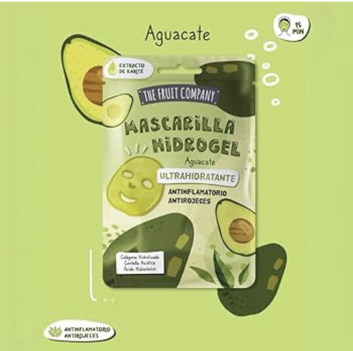 MASCARILLA FACIAL AGUACATE
