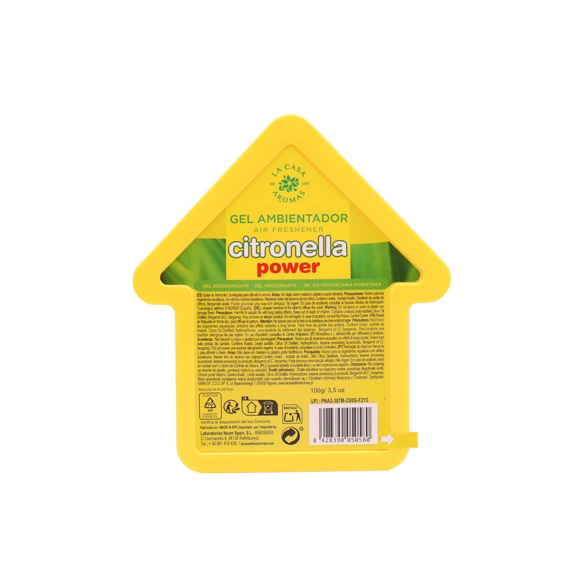 GEL AMBIENTADOR CASITA CITRONELA