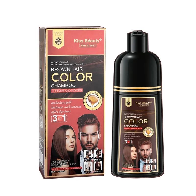 CHAMPÚ PARA EL PELO MARRÓN