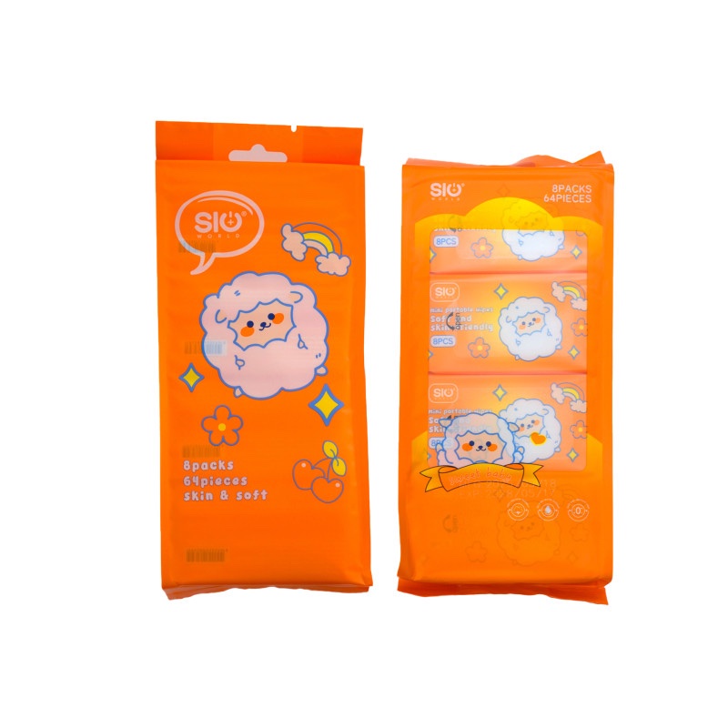 TOALLITAS HÚMEDAS CON CREMA PACK DE 8