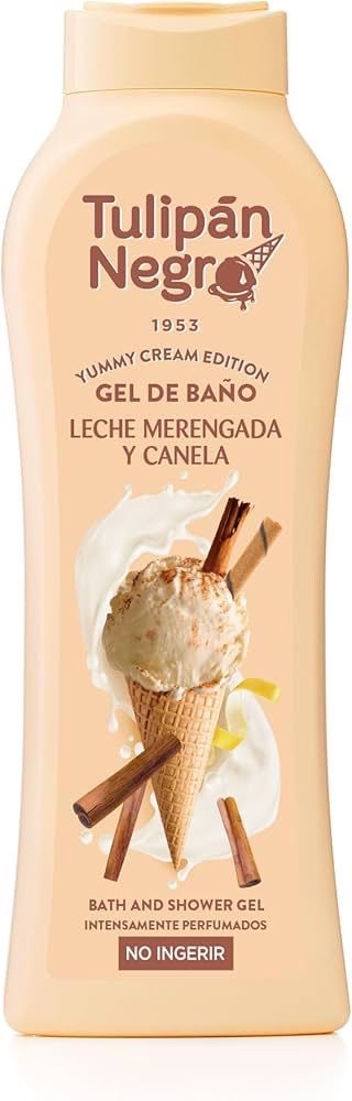 GEL DE BAÑO TULIPÁN NEGRO LECHE MERENGADA