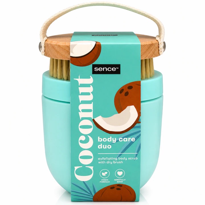 PACK COCONUT EXFOLIANTE CORPORAL + CEPILLO