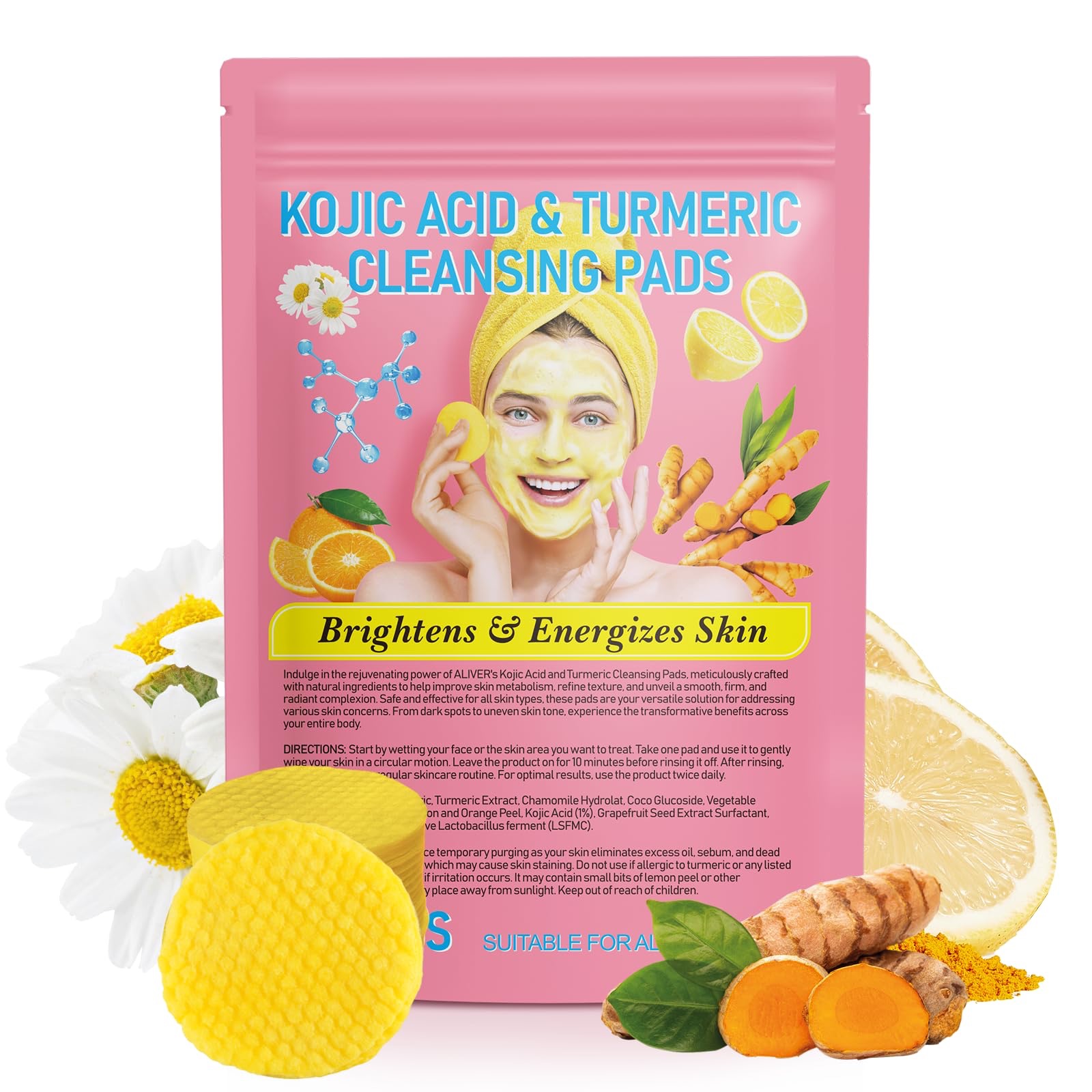 KOGIC ACID TOALLITAS LIMPIADORAS