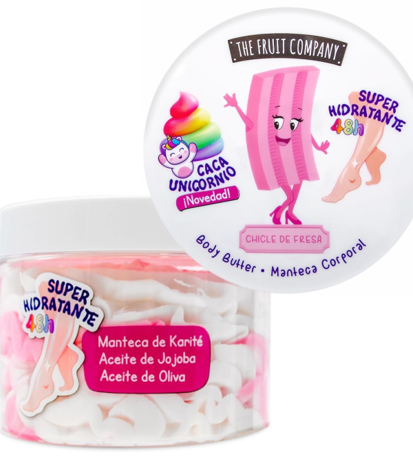 MANTECA CORPORAL CHICLE DE FRESA 🍓 FRUIT AND COMPANY
