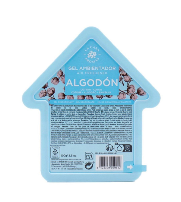 GEL AMBIENTADOR CASITA DE ALGODON