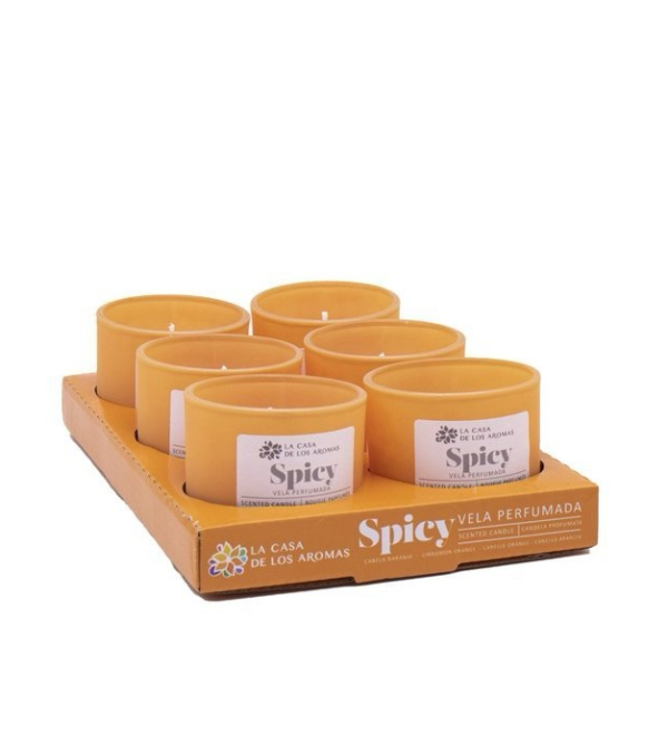 VELAS CANELA Y NARANJA
