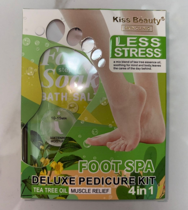 KIT PEDICURA PARA PIES 4 EN 1 ACEITE DE ÁRBOL DE TÉ