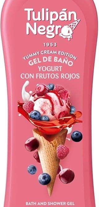 GEL DE BAÑO TULIPÁN NEGRO YOGURT CON FRUTOS OJOS