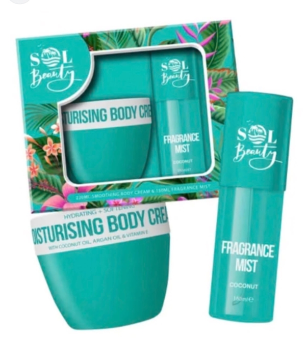 ESTUCHE BODY CREMA + BRUMA CORPORAL COCONUT